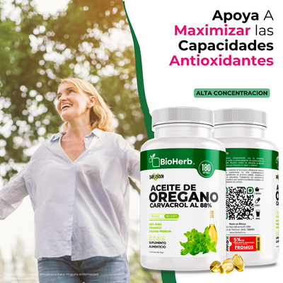 BioHerb® Aceite de Orégano Silvestre 100% Puro