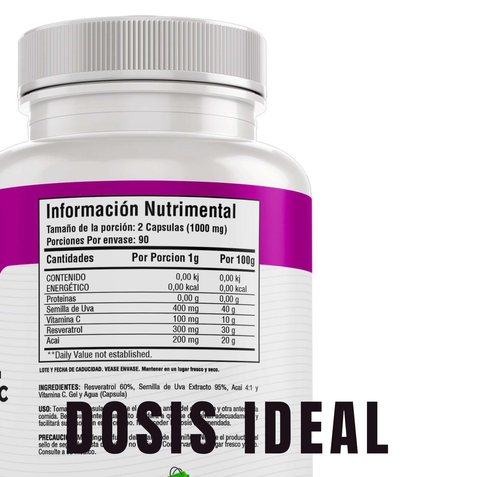 BioHerb® Resveratrol + Uva Roja + Vitamina C