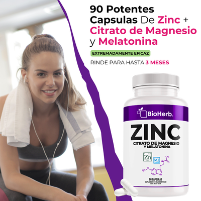 BioHerb® Zinc + Magnesio con Melatonina