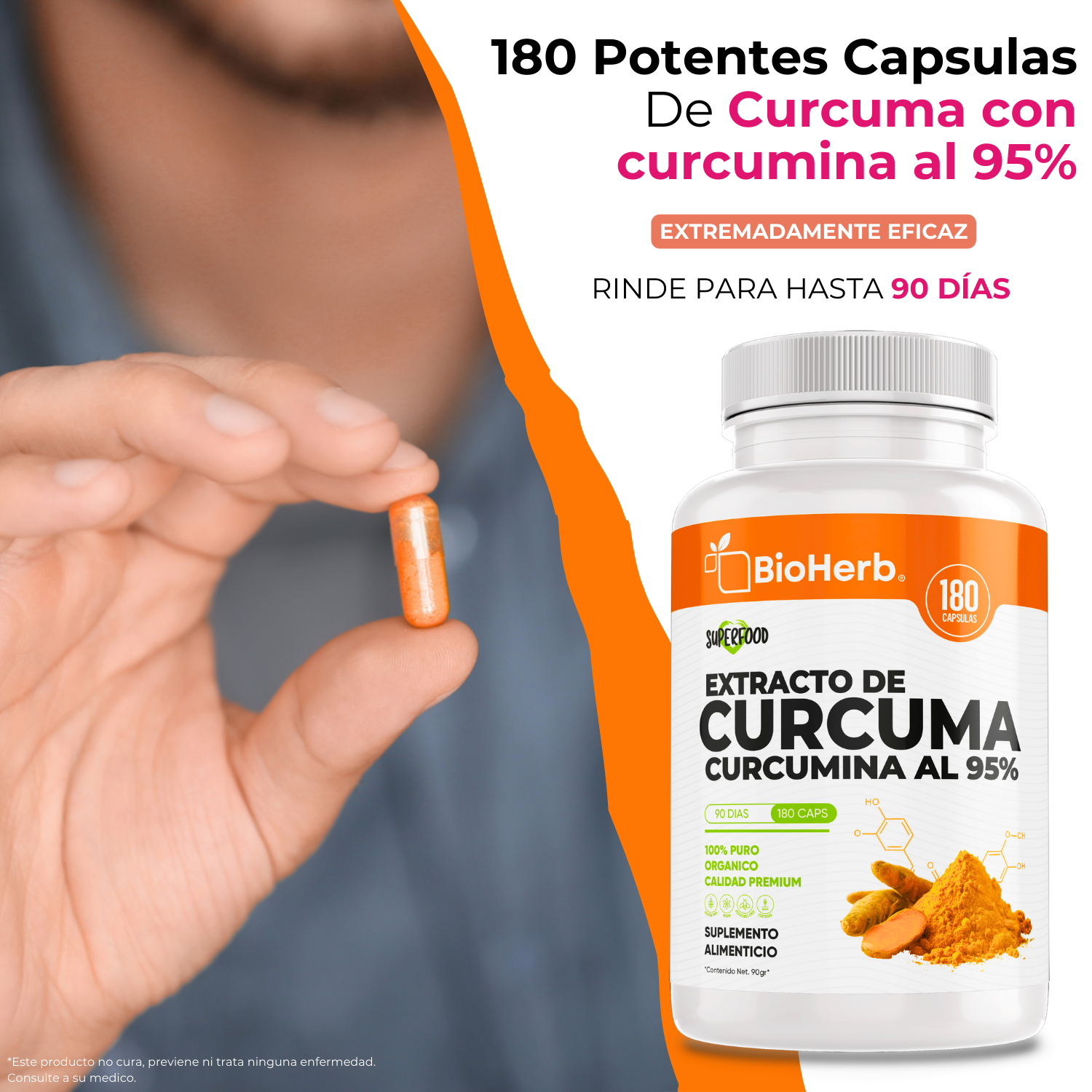 BioHerb® Cúrcuma 95% Curcuminoides