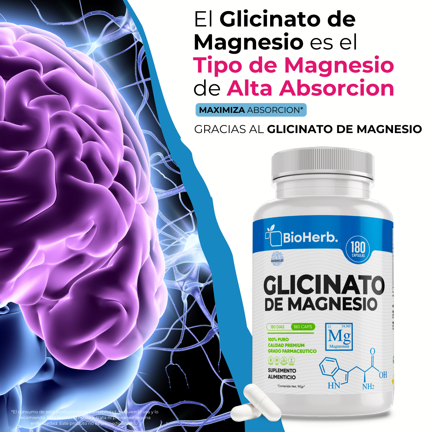 BioHerb® Glicinato de Magnesio