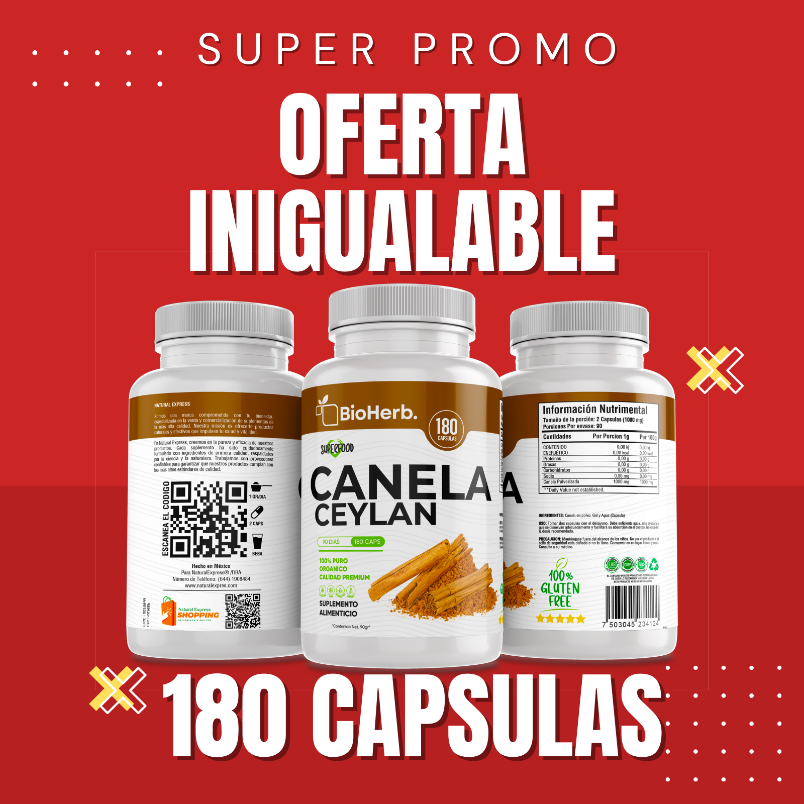 BioHerb® Canela de Ceylán