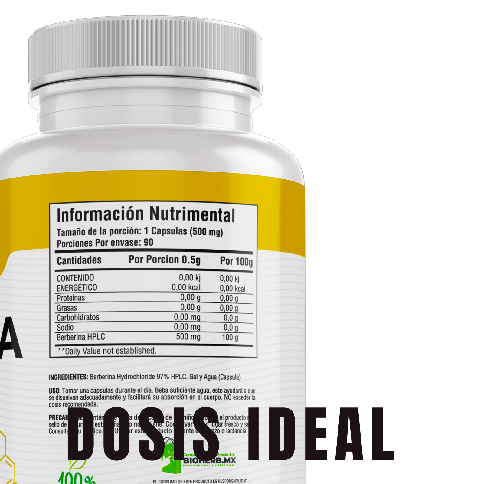 BioHerb® Berberina HCL Al 97% Clorhidrato