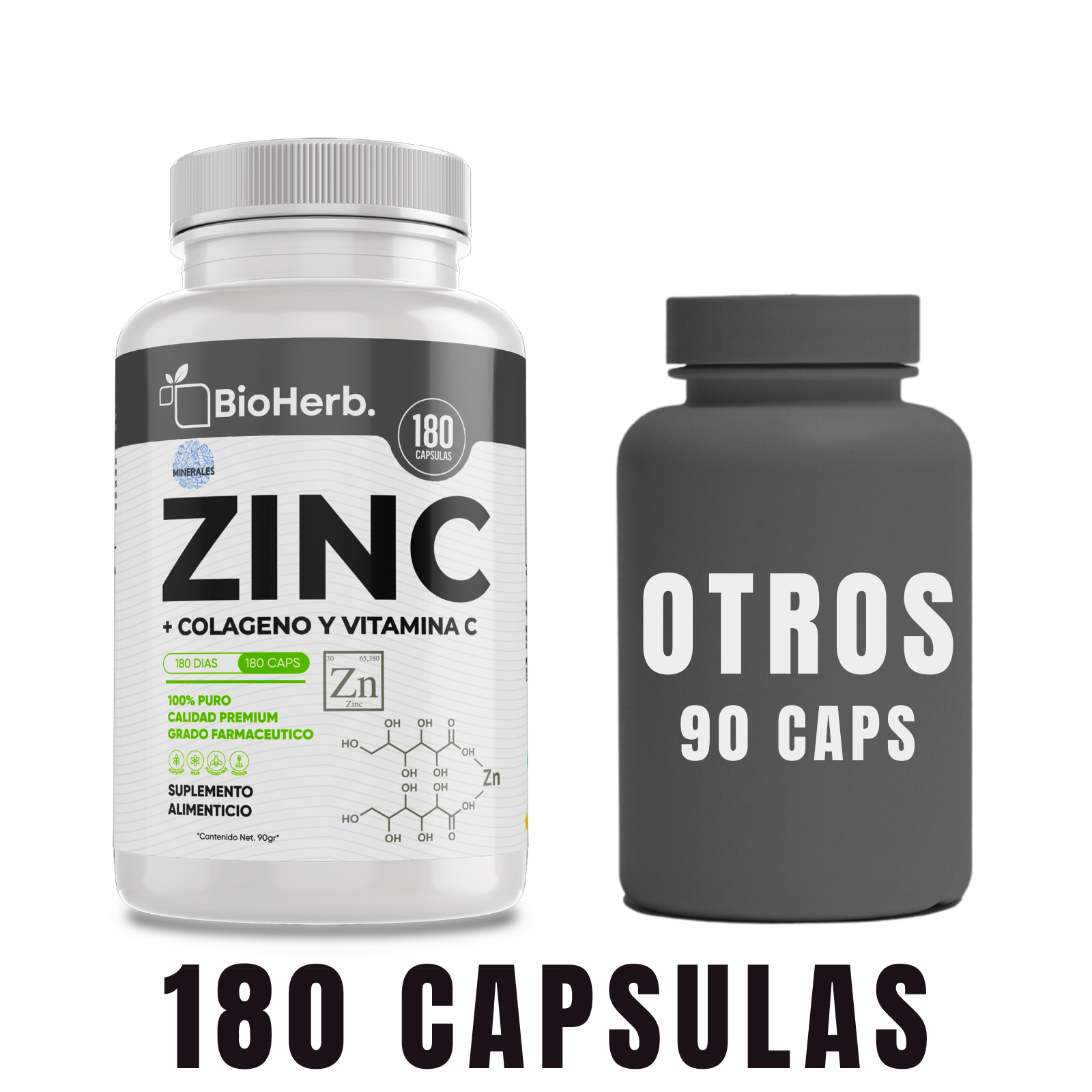 BioHerb® Zinc + Colágeno + Vitamina C