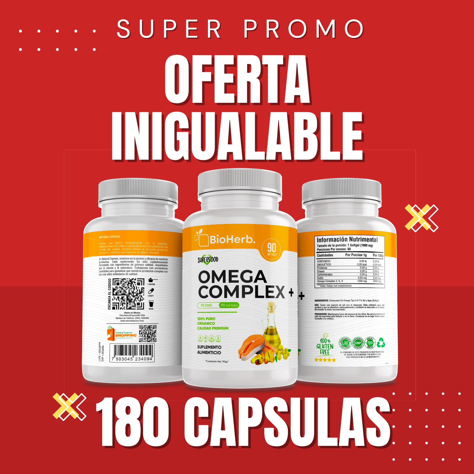 BioHerb® Omega 3-6-9 Complex