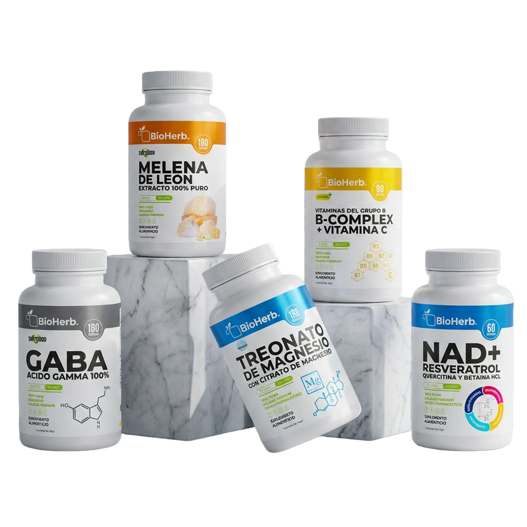 Kit Enfoque BioHerb® | Claridad Mental, Concentración y Productividad