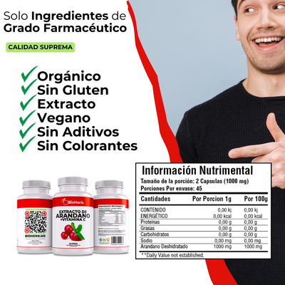 BioHerb® Arándano Rojo + Vitamina C