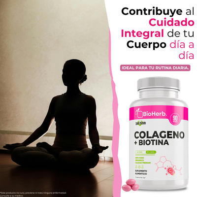 BioHerb® | Colágeno + Biotina en Softgels | Fórmula de Alta Concentración