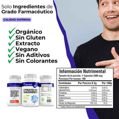 BioHerb® Citrato de Magnesio
