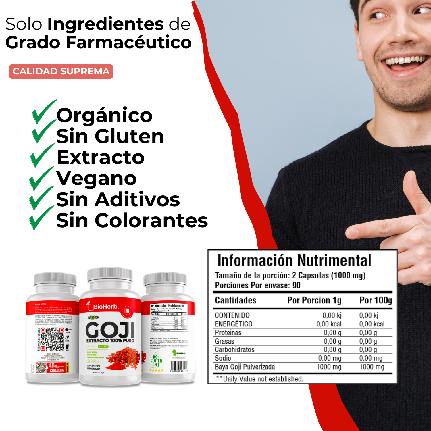 BioHerb® Baya Goji 100% Pura