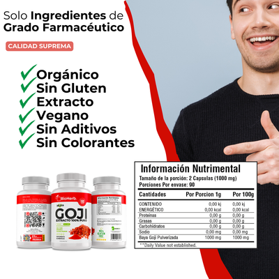 BioHerb® Baya Goji 100% Pura