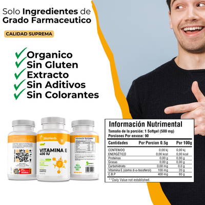 BioHerb® Vitamina E-400 iu