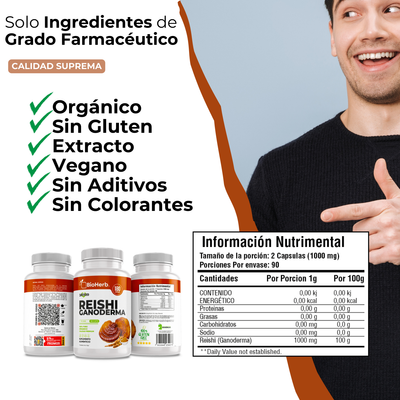BioHerb® Hongo Reishi Ganoderma