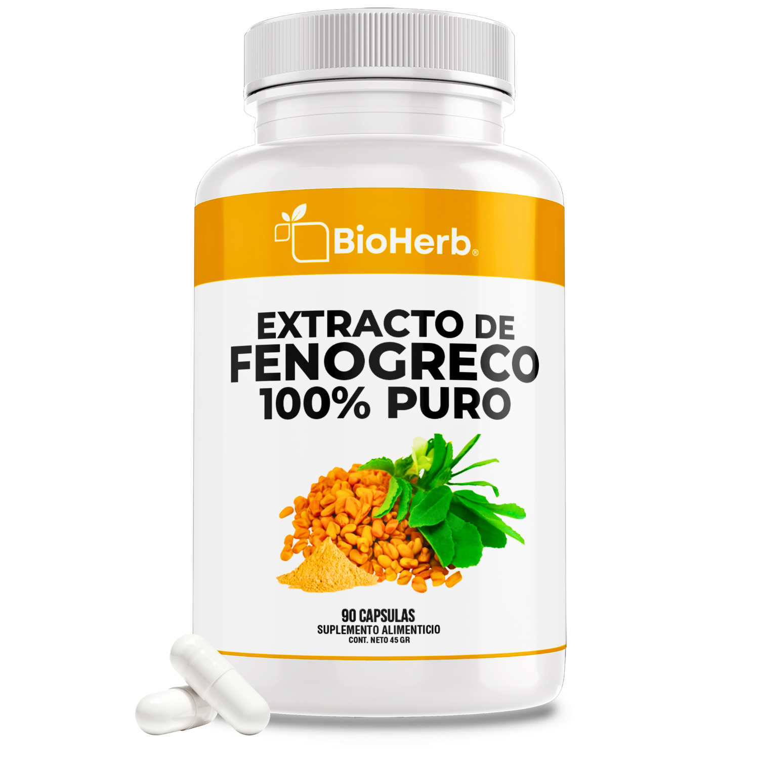 BioHerb® Fenogreco Orgánico Extracto 100% Puro