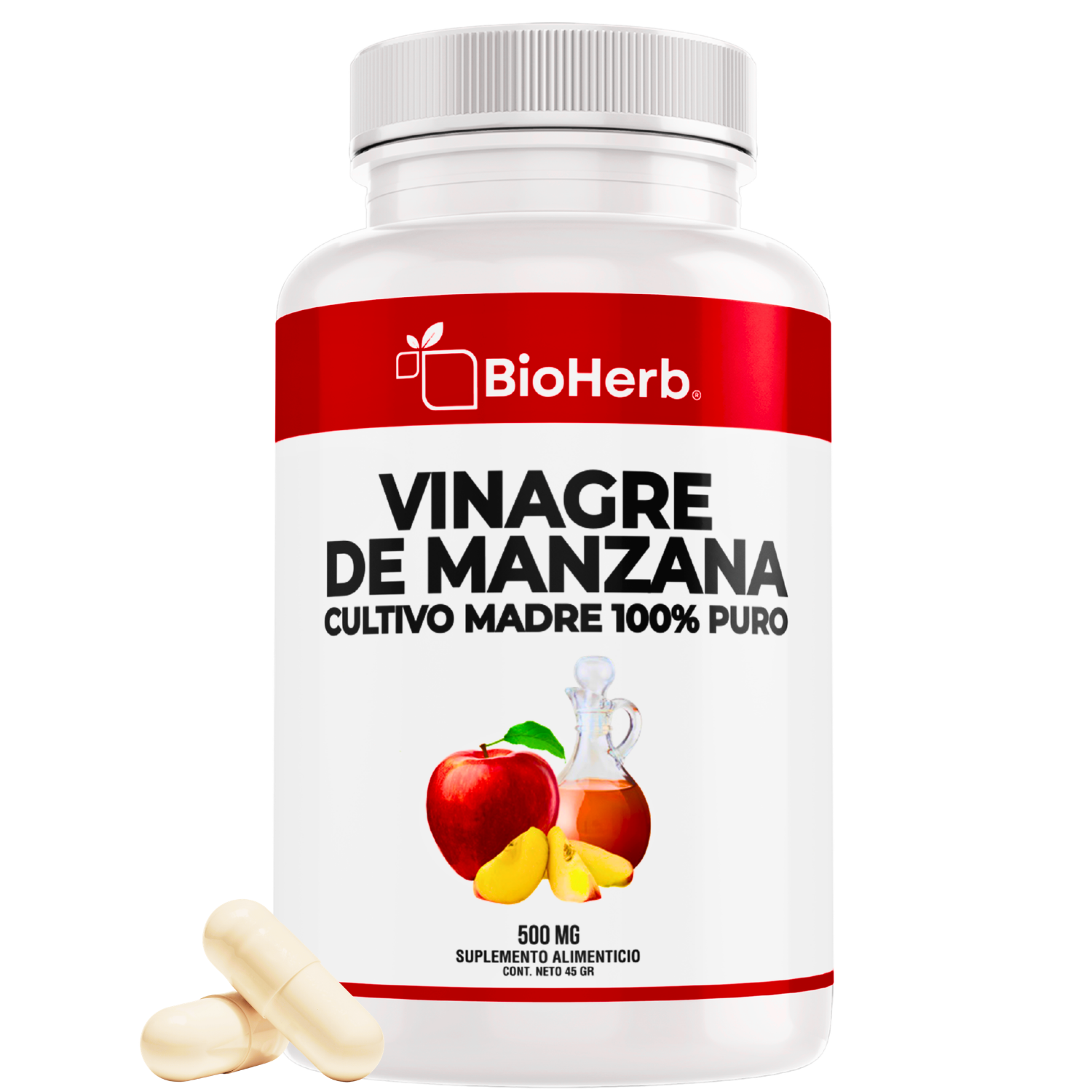 BioHerb® Vinagre de Manzana 100% puro