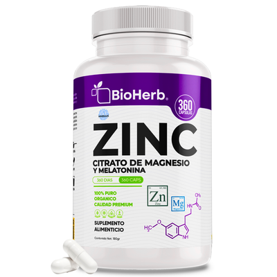BioHerb® Zinc + Magnesio con Melatonina