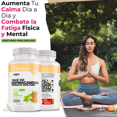 BioHerb® Raiz de Ashwagandha 100% Pura