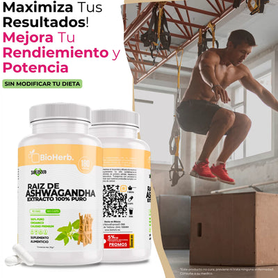 BioHerb® Raiz de Ashwagandha 100% Pura