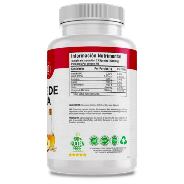 BioHerb® Vinagre de Manzana 100% puro