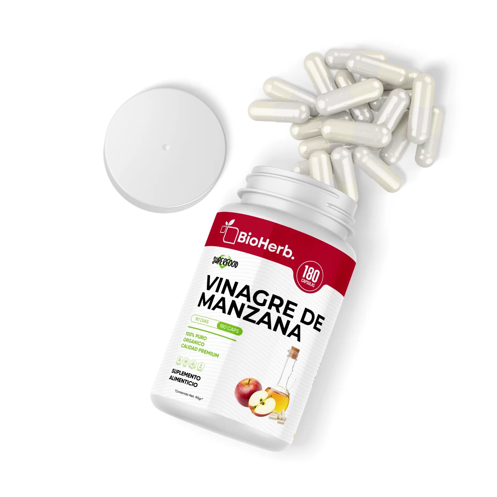BioHerb® Vinagre de Manzana 100% puro