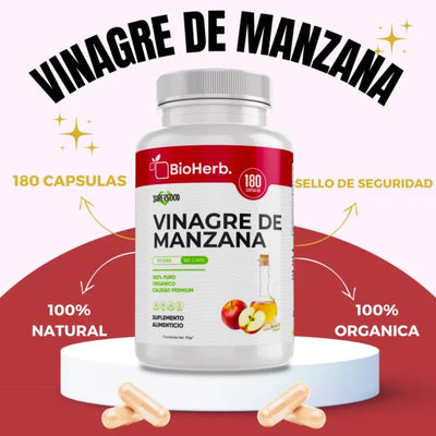 BioHerb® Vinagre de Manzana 100% puro