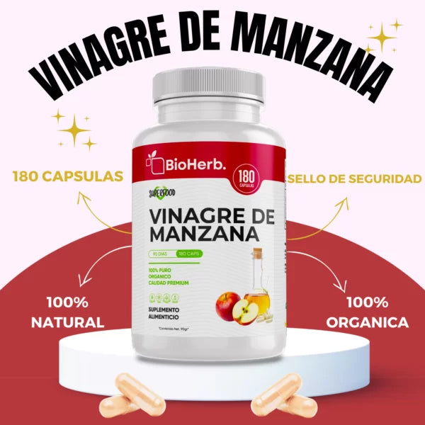 BioHerb® Vinagre de Manzana 100% puro