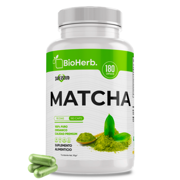 te matcha en capsulas bioherb