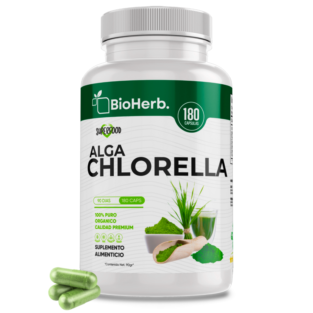 Alga Chlorella Bioherb en capsulas