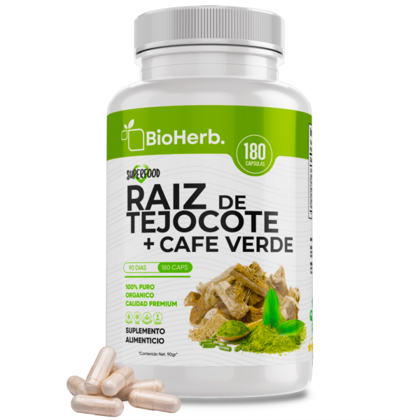 RAIZ DE TEJOCOTE CON CAFE VERDE
